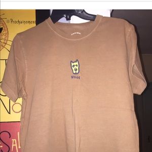 Women’s Life Is Good t-shirt “woof” size Large